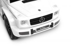 Машинка для катання Caretero (Toyz) Mercedes G350 D з батьківською ручкою White